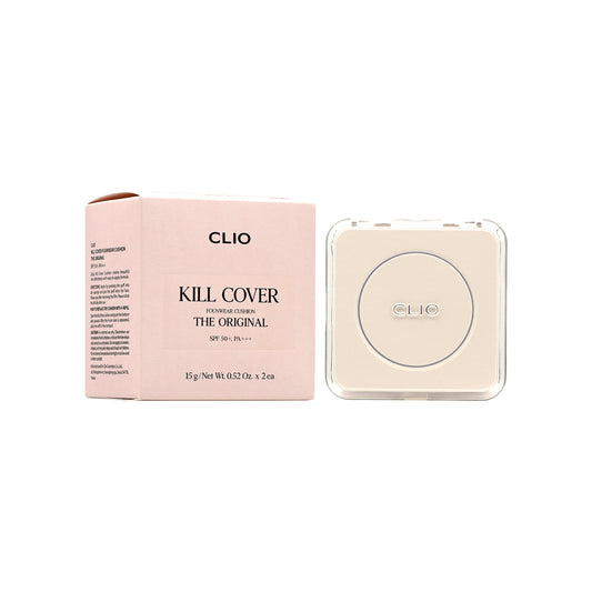 Clio SPF50+PA+++ Kill Cover Founwear Cushion The Original with refill #21N 15g x 2