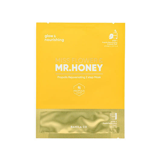 Banila Co Miss Flower & Mr. Honey Propolis Rejuvenating 2 Step Mask 1pc