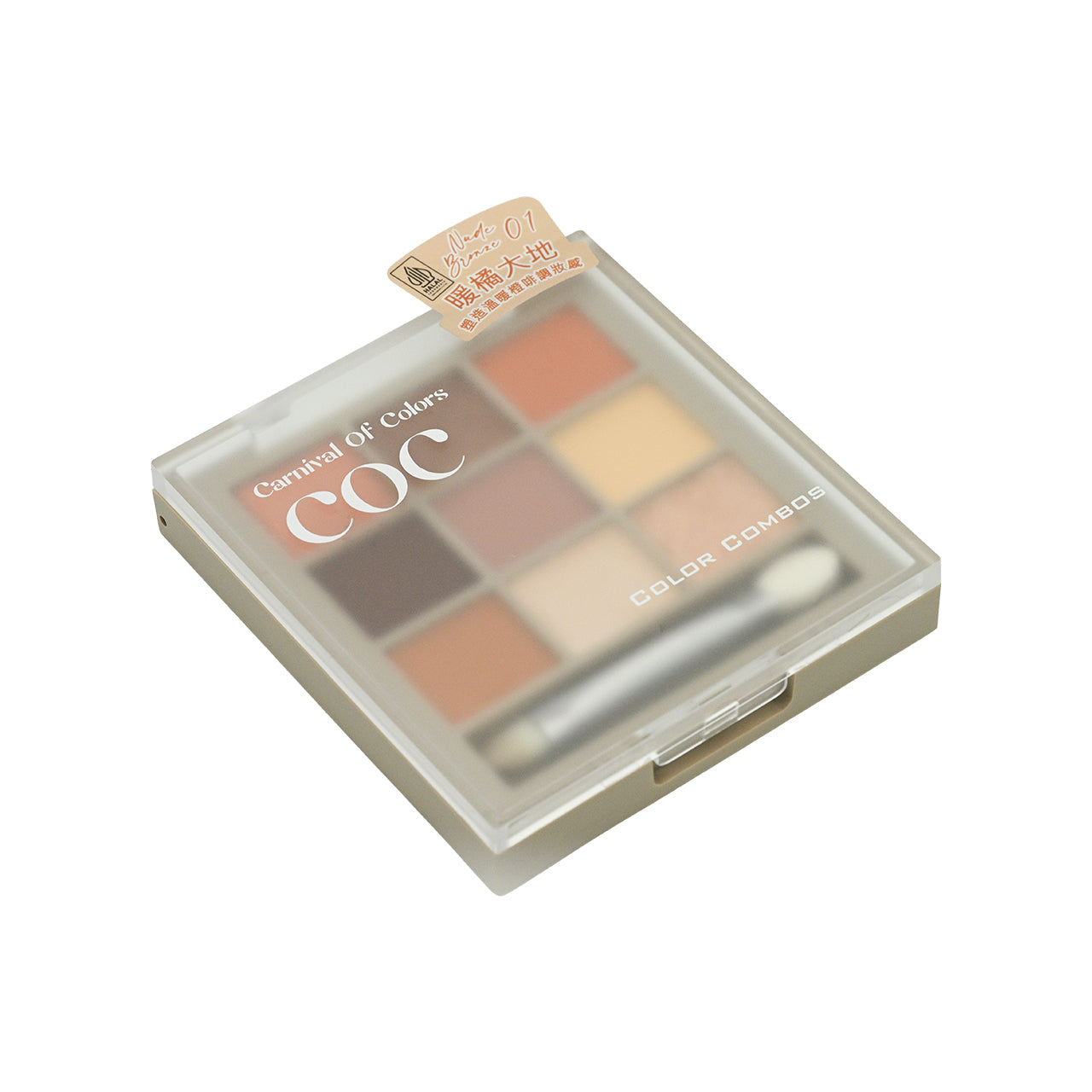 Color Combos Dazzle Eyeshadow Palette #01 Nude Bronze 9.9g | Sasa