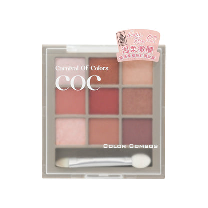Color Combos Dazzle Eyeshadow Palette #02 Warm Rose 9.9g
