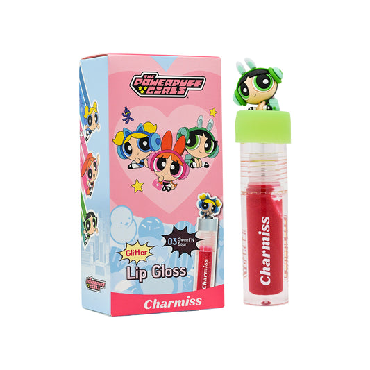 Charmiss The Powerpuff Girls Glitter Lip Gloss #03 Sweet'n Sour 2.2g