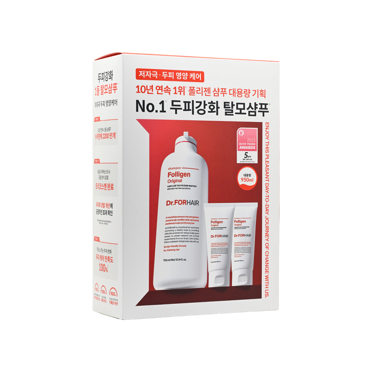 Dr.Forhair Folligen Original Hair Loss Shampoo Set 3pcs | Sasa