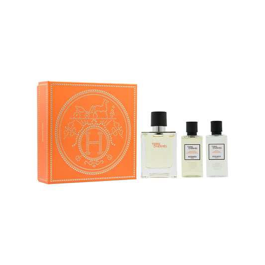 Hermes Terre D'Hermes Eau De Toilette Set 3pcs