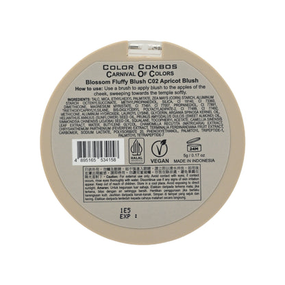 Color Combos Blossom Fluffy Blush #C02 Apricot Blush 5g