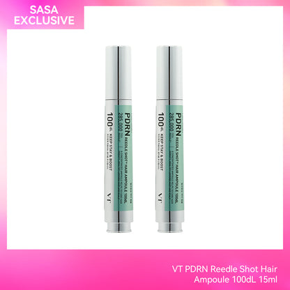 VT PDRN Reedle Shot Hair Ampoule 100dL 15ml X2