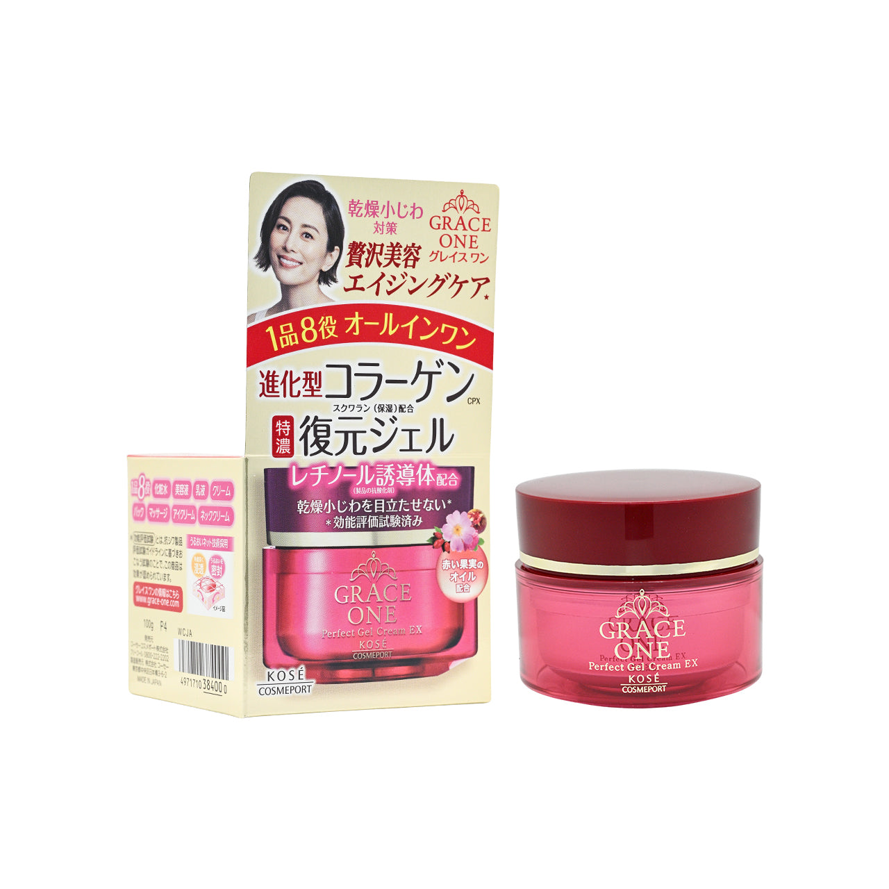 Kose Cosmeport Grace One Perfect Gel Cream Ex 100g | Sasa Global