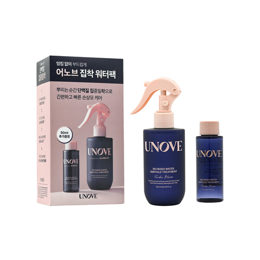 Unove No-Wash Water Ampoule Treatment Set 50ml+200ml