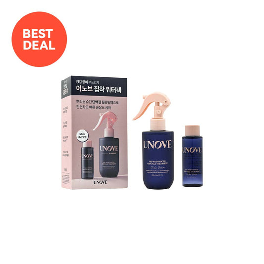Unove No-Wash Water Ampoule Treatment Set 50ml+200ml