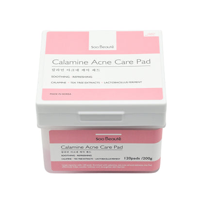 Soo Beauté Calamine Acne Care Pad 120pcs