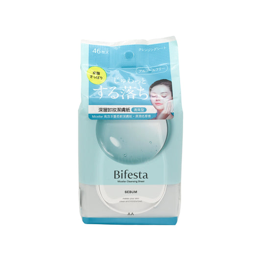Bifesta Micellar Cleansing Sheet Sebum 46pcs