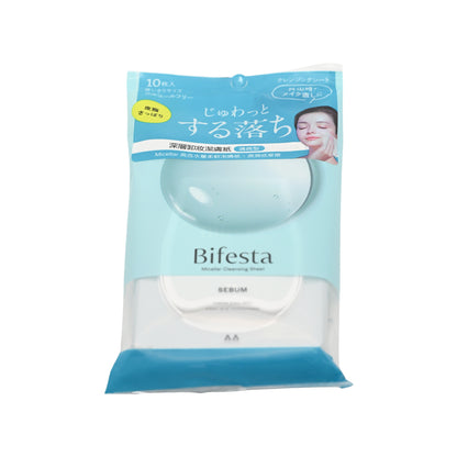 Bifesta Micellar Cleansing Sheet Sebum 10pcs