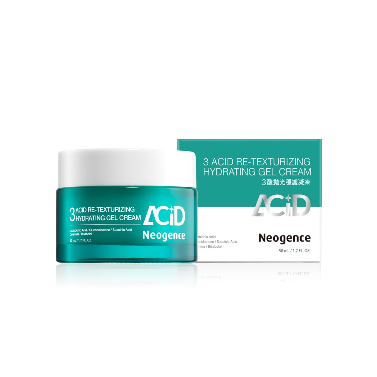Neogence 3 Acid Re-Texturizing Hydrating Gel Cream 50ml | Sasa