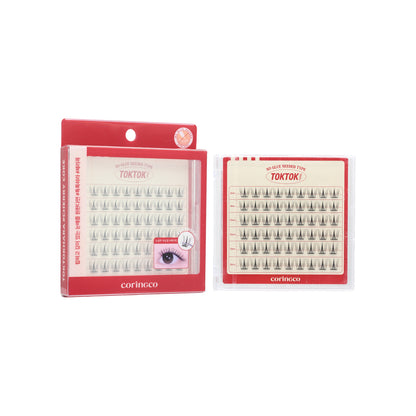 Coringco Tok Tok Hara No Glue Eyelash #Cherry Coke 54pcs