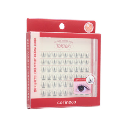 Coringco Tok Tok Hara No Glue Eyelash #Cherry Coke 54pcs