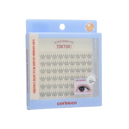 Coringco Tok Tok Hara No Glue Eyelash #Pure 54pcs