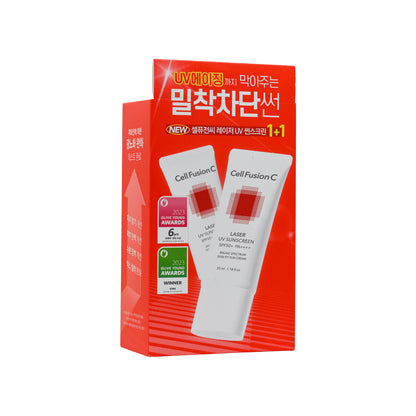 Cell Fusion C SPF50+PA++++ Laser UV Sunscreen 2pcs
