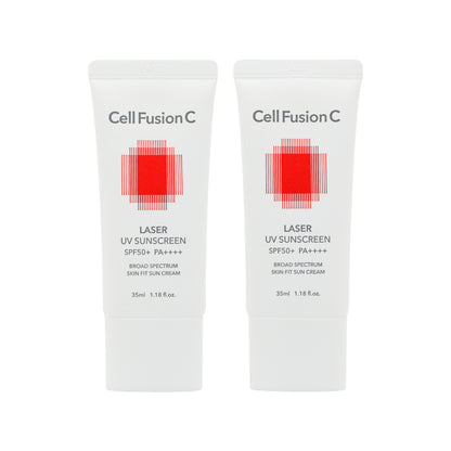 Cell Fusion C SPF50+PA++++ Laser UV Sunscreen 2pcs