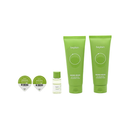 Beplain Mung Bean Cleansing Foam Set 5pcs