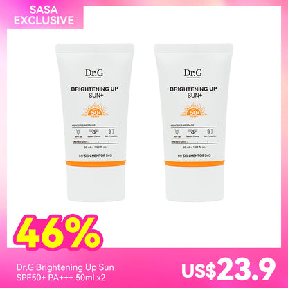 Dr.G Brightening Up Sun SPF50+ PA+++ 50ml X2
