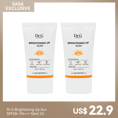 Dr.G Brightening Up Sun SPF50+ PA+++ 50ml X2