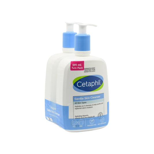 Cetaphil Gentle Skin Cleanser Twin Pack 591ml x 2pcs