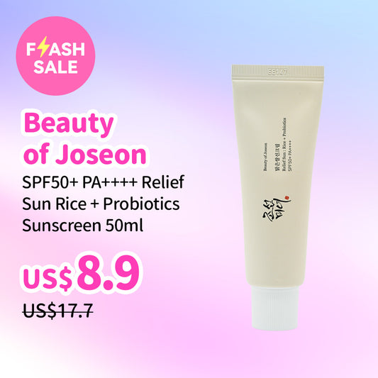 Beauty of Joseon SPF50+ PA++++ Relief Sun Rice + Probiotics Sunscreen 50ml