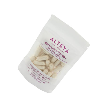 Alteya Organics Collagen Peptides + Rose Oil Complex 28 capsules