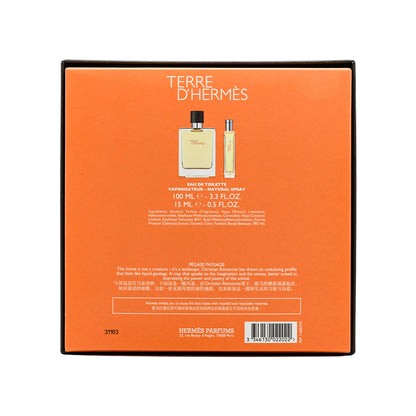 Hermes Terre D'Hermes Eau de Toilette Set 2pcs