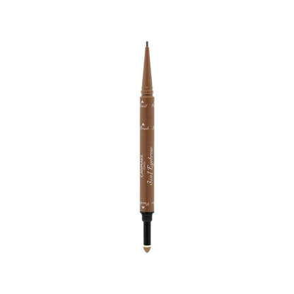 Canmake 3in1 Eyebrow #01 Natural Brown 1pc