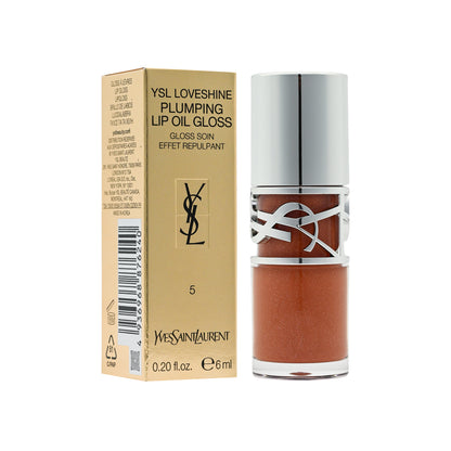 Yves Saint Laurent Loveshine Plumping Lip Oil Gloss #05 California Sunshine 1pc