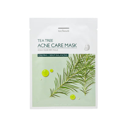 Soo Beaute Tea Tree Acne Care Mask 5pcs