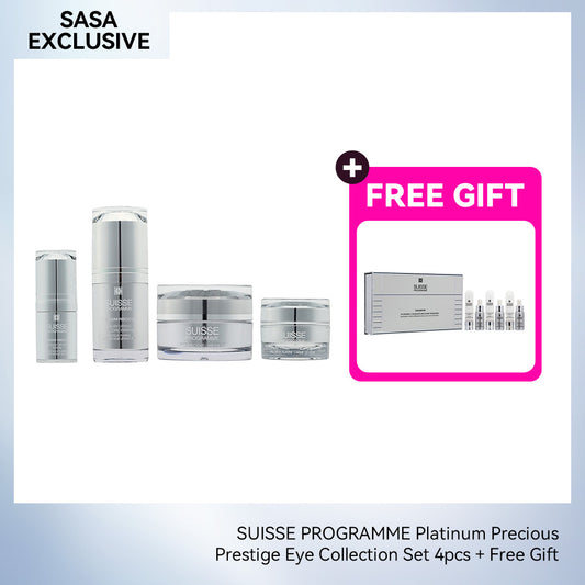 Suisse Programme Platinum Precious Prestige Eye Collection Set 4pcs+ FREE GIFT