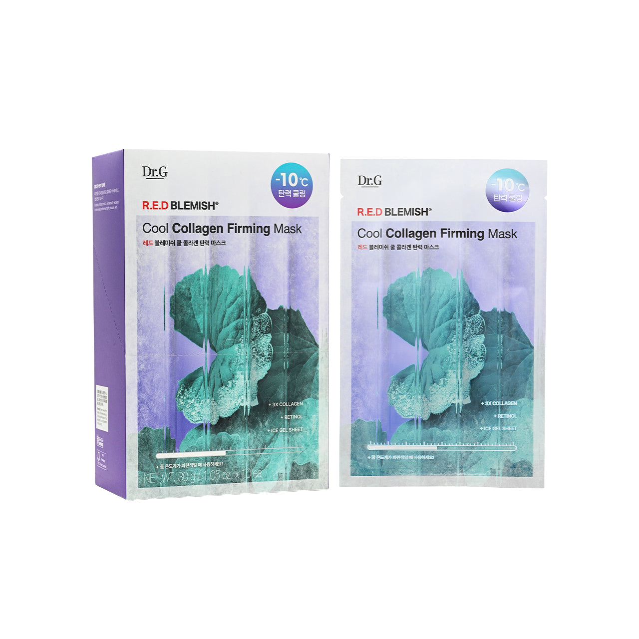 Dr.G Ice-Cooling Soothing Collagen Firming Mask 10 pcs | Sasa Global ...
