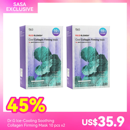 Dr.G Ice-Cooling Soothing Collagen Firming Mask 10 pcs x2