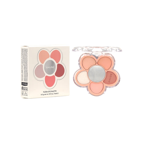 Amuse Flora Eye Palette #01 Flora Peach Coral 4.5g | Sasa Global