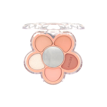 Amuse Flora Eye Palette #01 Flora Peach Coral 4.5g