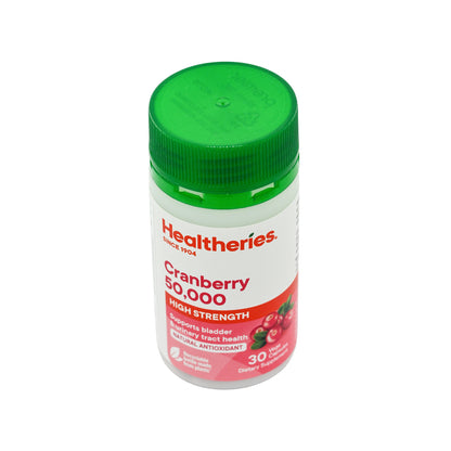 Healtheries Cranberry 50,000 30capsules