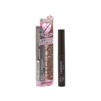 Canmake Curl Sniper Mascara #02 Natural Brown 1pc
