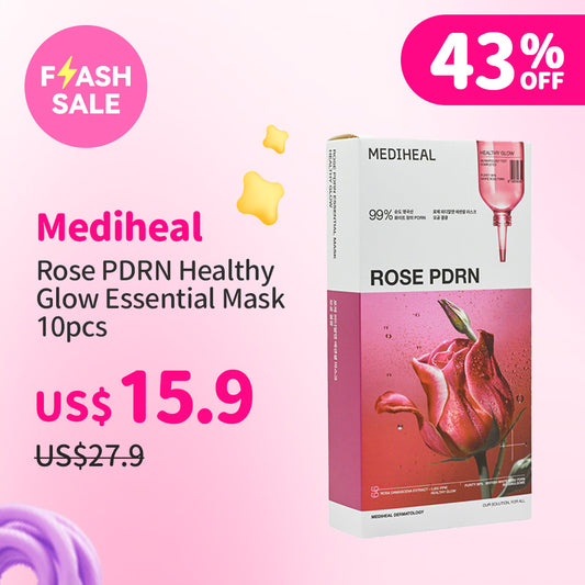 Mediheal Rose PDRN Healthy Glow Essential Mask 10pcs