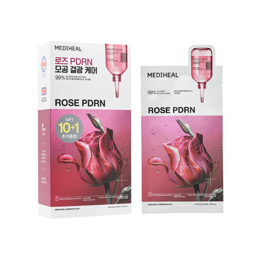 Mediheal Rose PDRN Essential Mask 11pcs