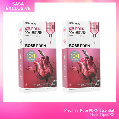 Mediheal Rose PDRN Healthy Glow Essential Mask 22pcs