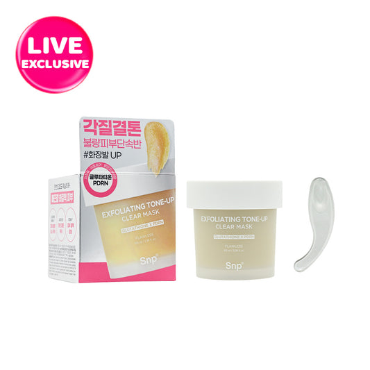 SNP Exfoliating Tone-Up Clear Mask 100ml