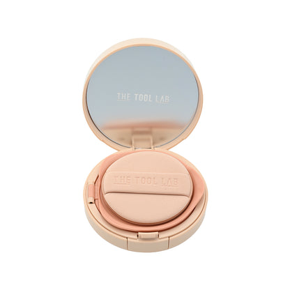 The Tool Lab Stamp Skinfit Cushion Glow + Brush #23 Natural Beige 1set