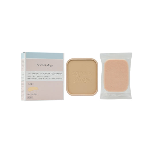 Sofina Ange Airy Cover Keep Powder Foundation Refill #OC01 9.7g