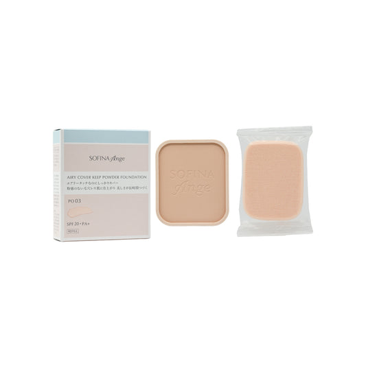 Sofina Ange Airy Cover Keep Powder Foundation Refill #PO03 9.7g