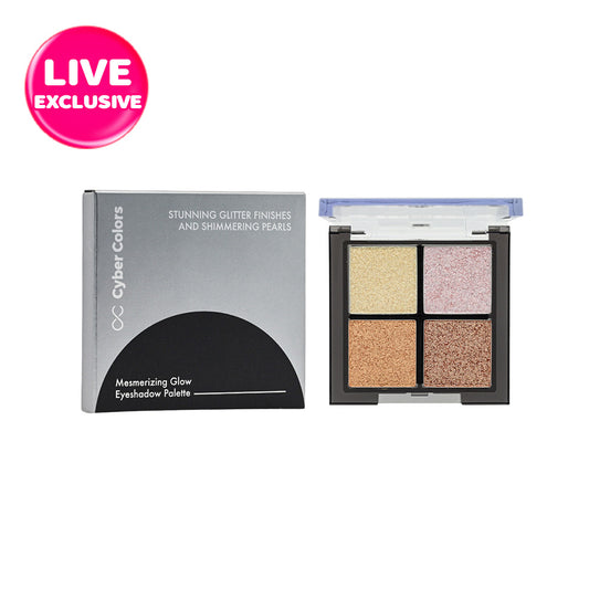 Cyber Colors Mesmerizing Glow Eyeshadow #M01 All About Glitter 7.2g