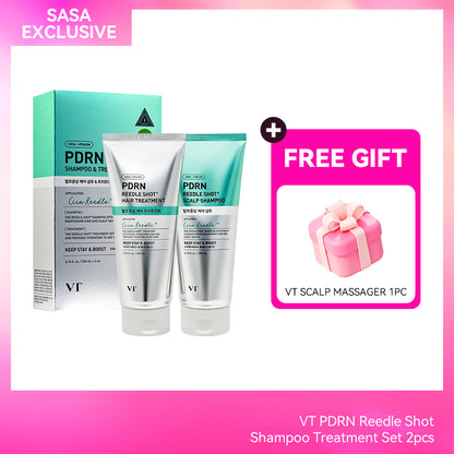 VT PDRN Reedle Shot Shampoo Treatment Set 2pcs +FREE GIFT