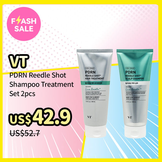 VT PDRN Reedle Shot Shampoo Treatment Set 2pcs