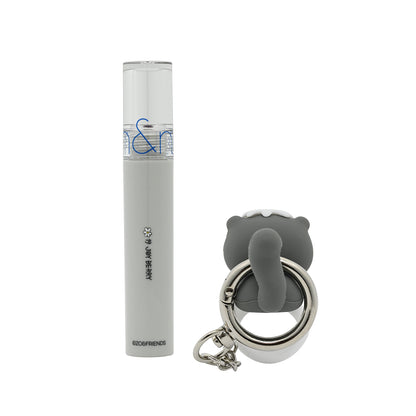 Rom&nd Zo&friends Glasting Color Gloss Keyring Set #01 Peony Ballet 2pcs