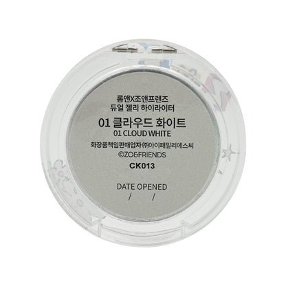 Rom&nd Zo&friends Dual Jelly Highlighter #01 Cloud White 4.5g